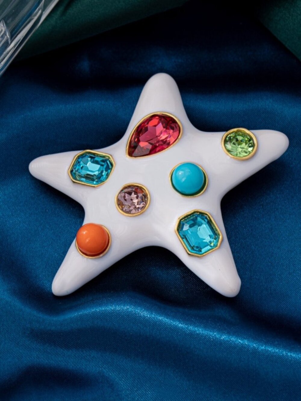 Alexis Bittar Starfish Enamel Collection Brooch